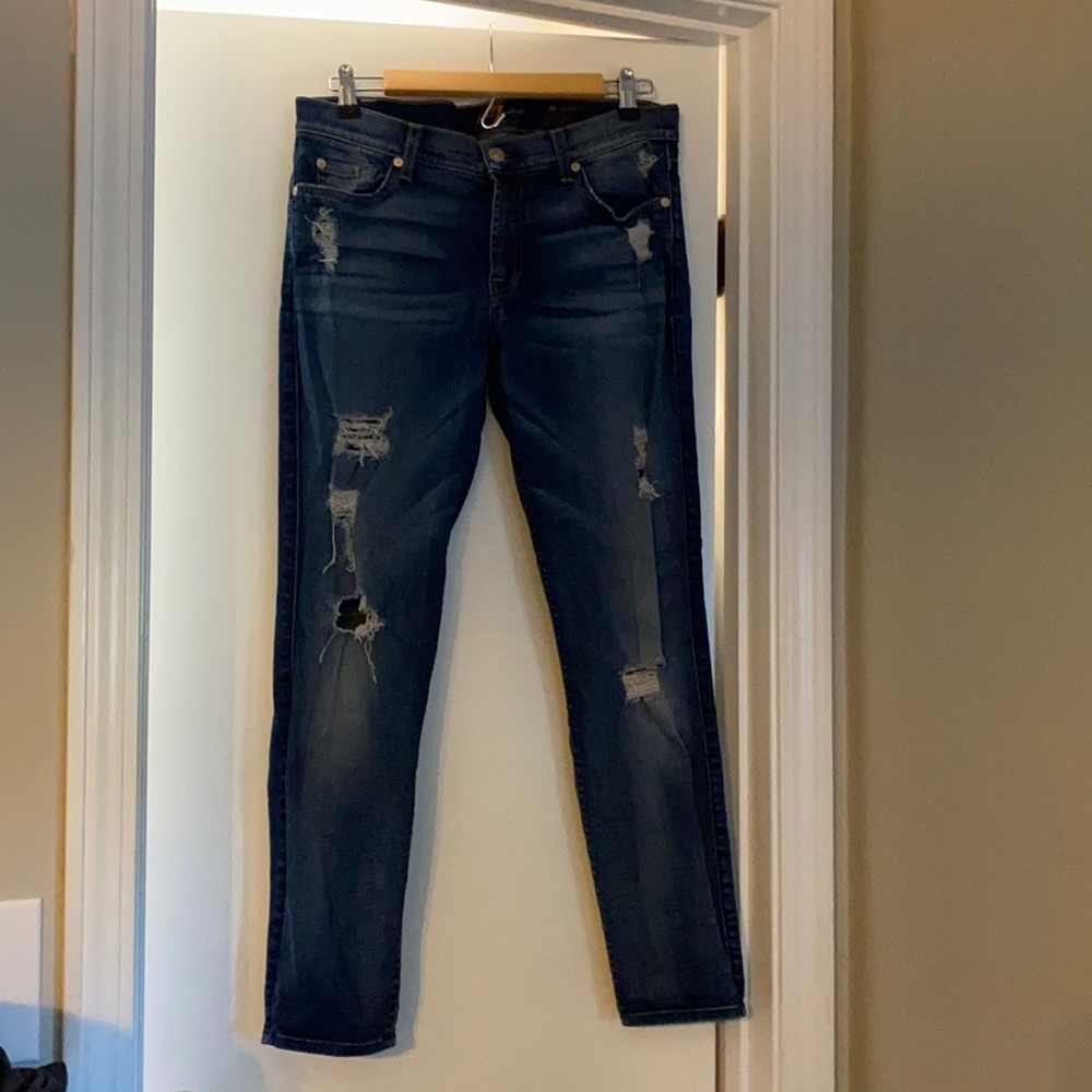 SEVEN For All Mankind the ankle skinny jeans